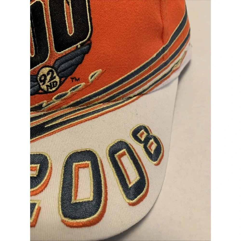 2008‎ Indianapolis 500 Event Splash Orange And White Hat 92nd Adjustable New